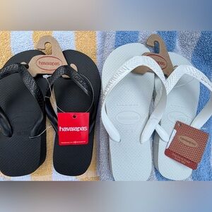 Havaianas Brazilian rubber sandals,Size 6,BNWT sealed in bag,